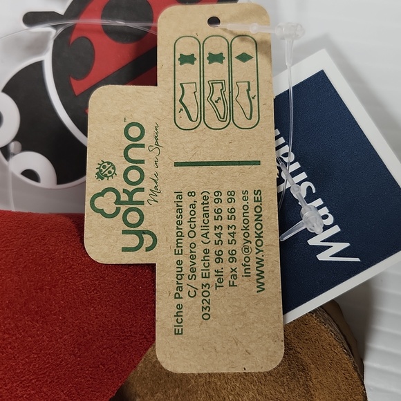 Yokono Made in Spain Red Wedged Sandals 8 - Picture 11 of 12